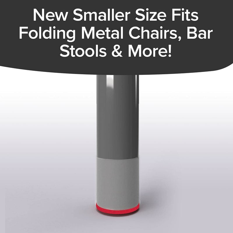 روبي أغطية كراسي روبي الصغيرة المنزلقة كما رأيتموها على التلفزيون - أغطية كراسي فاخرة تحمي الأرضيات الخشبية والبلاط - قابلة للتمدد - تناسب أحجام أرجل الأثاث الصغيرة ومعظم الأشكال - تنزلق الكراسي بسلاسة وهدوء - عبوة من 8 قطع - Image 3